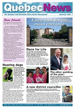 Quebec Hall Summer 2011 Newsletter