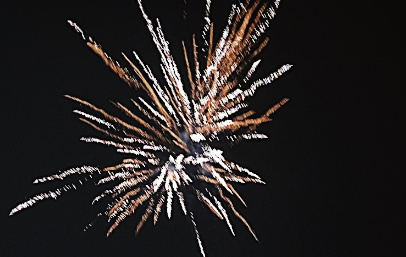 Fireworks with soup and hot dogs