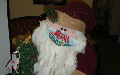 Father Christmas and our Christmas Tree