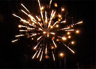 Fireworks with soup & hot dogs