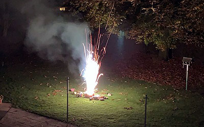 Fireworks with Soup & Hotdogs