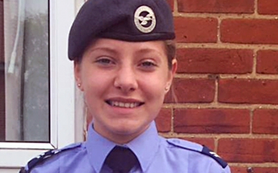 Grace Olley celebrating VE